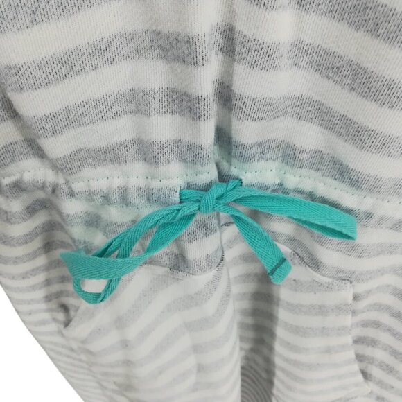 Patagonia Organic Cotton W's Sandlapper Coverup Size XL Dress Stripe Hood Gray - Picture 4 of 15